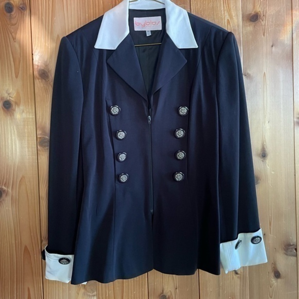 Byblos Italy Vogue 90s Blazer Suit Jacket